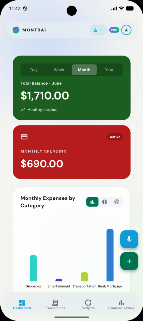 Montrai App Screen